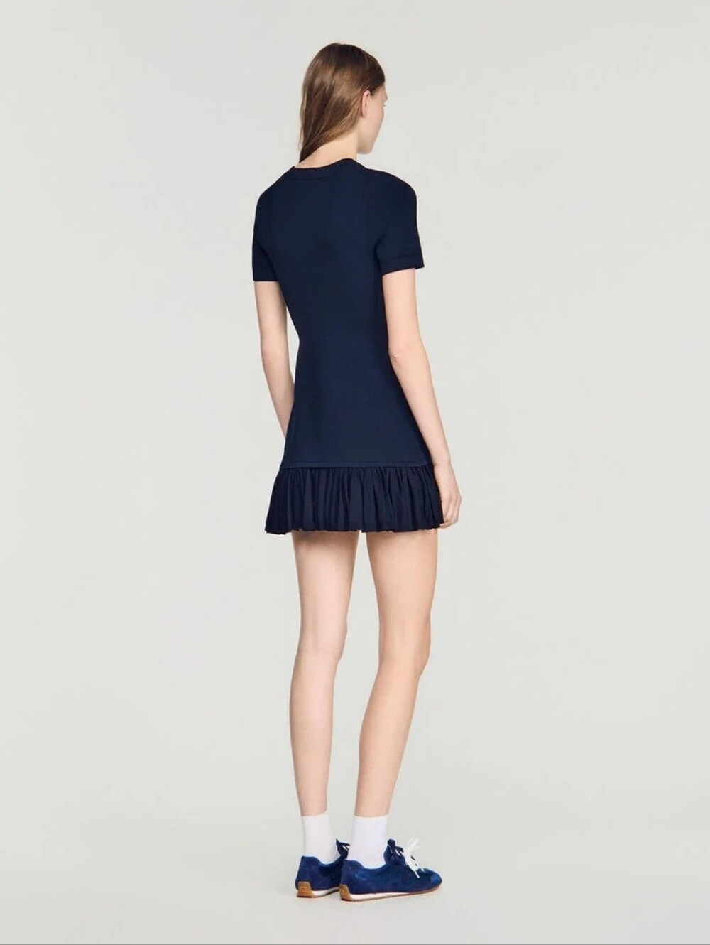 Sandro Mini knit dress with ruffles - Picture 5 of 14